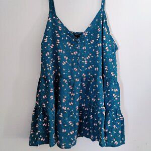 Challis Drop Waist Tiered Cami